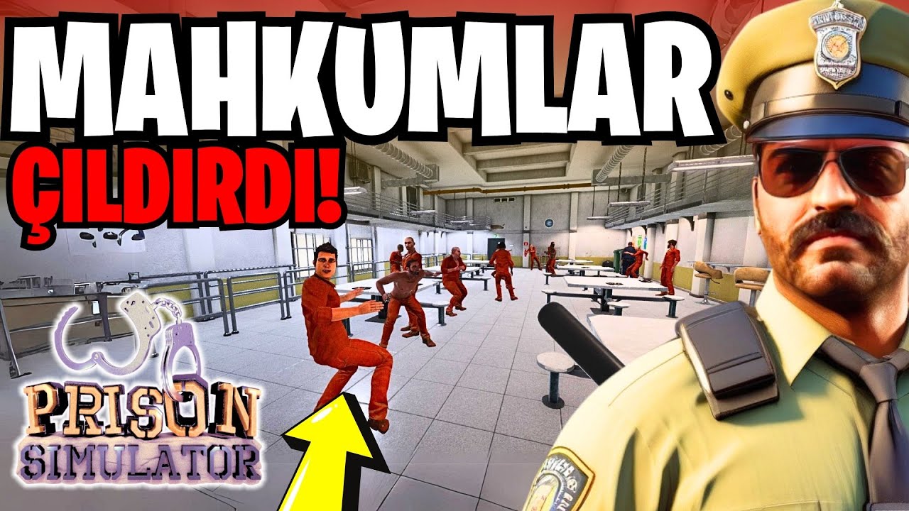 Prison Simulator de Mahkumlar Yemekten Zehirlendi!