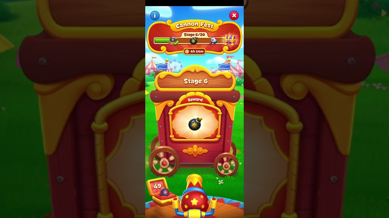 Toon Blast Cannon Fest 💣