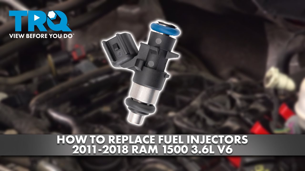 Как заменить топливные форсунки на Ram 1500 3.6L V6 2011-2018
