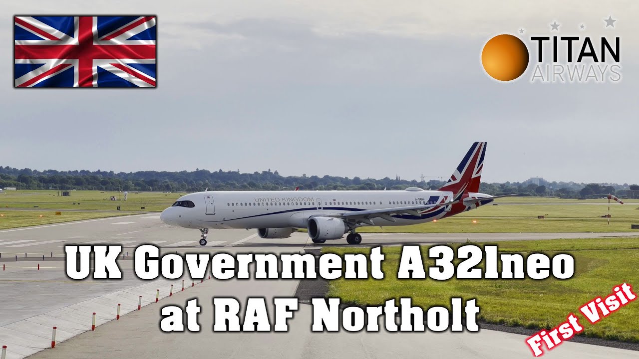 🇬🇧 UK Government A321 ✈️ at RAF Northolt for the First Time - 16 June 2022