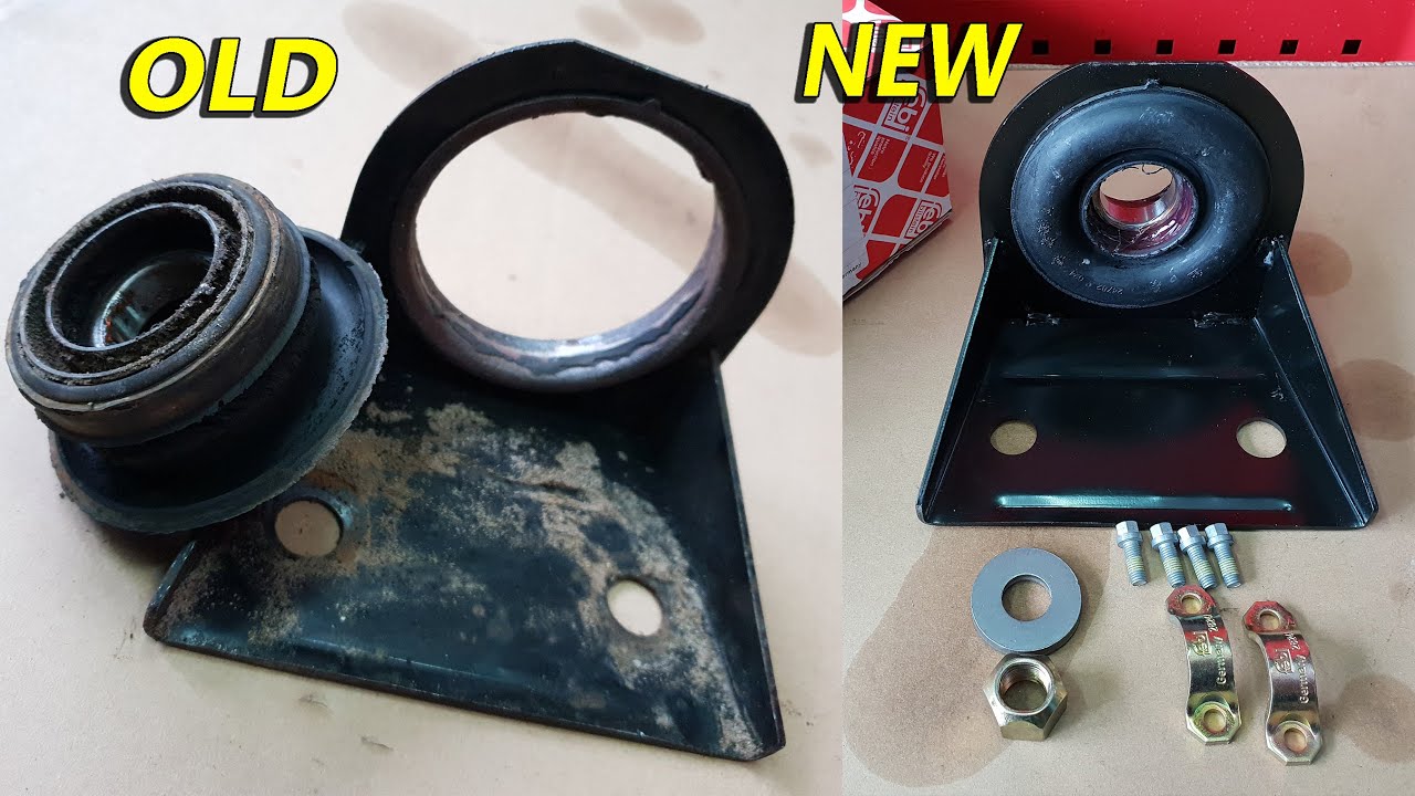 How to replace driveshaft center bearing on a Mercedes-Benz M-Class (W163)