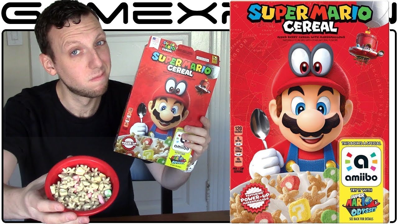 We Try the Super Mario Cereal! - TASTE TEST!