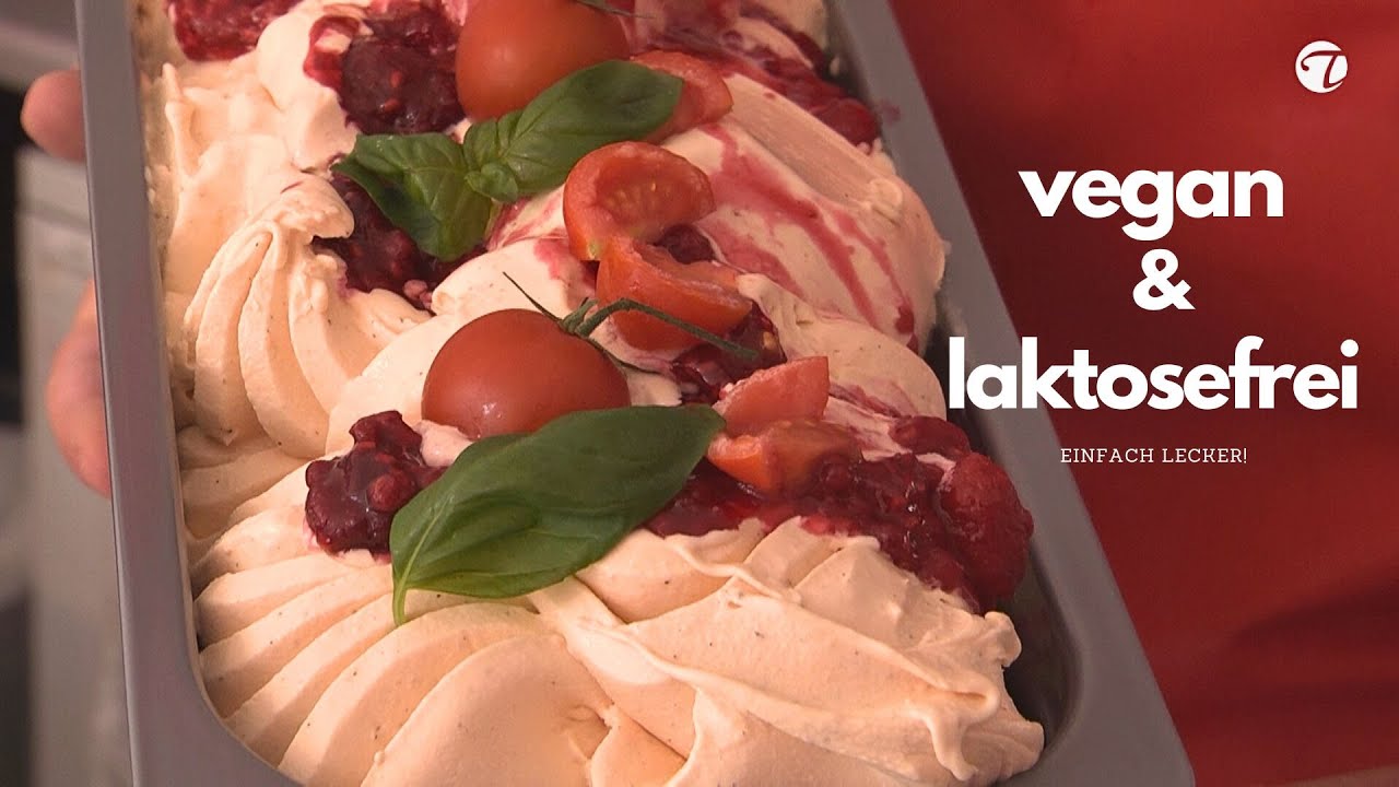 Vegane Eiskreation selbst gemacht aus Melone, Gurke und frischem Dill @TopfguckerTV