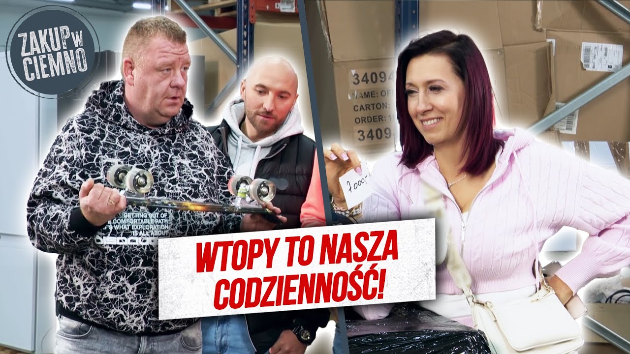 Kupił paletę z mixem produkt&oacute;w 😲 zobacz co było w środku? 😂 | Zakup w ciemno