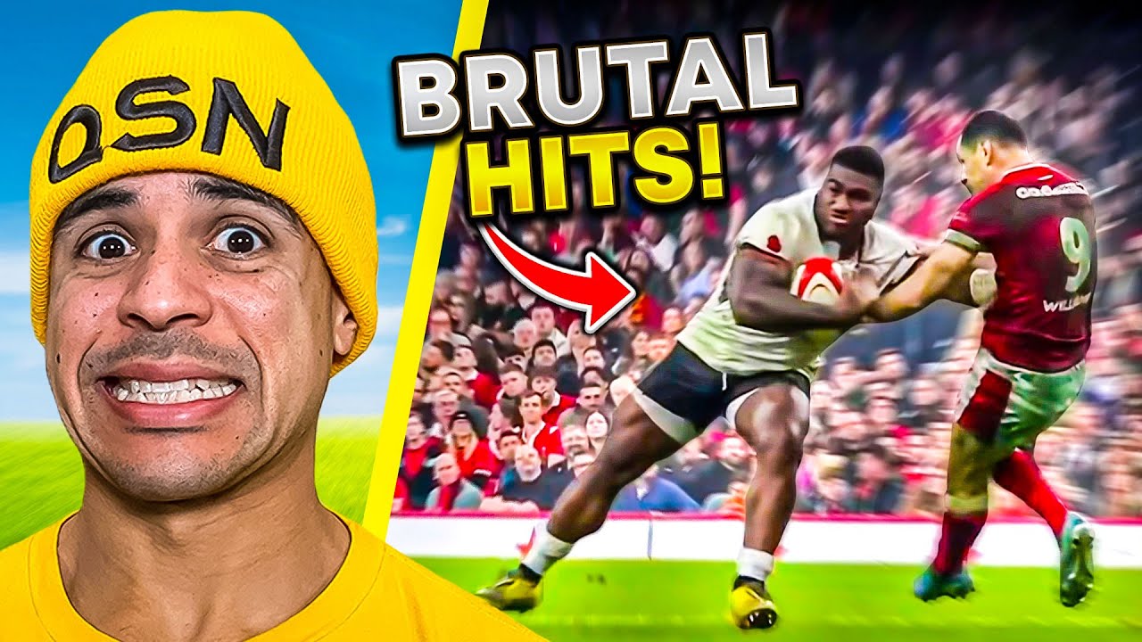 The Most BRUTAL Hits and Handoffs in Rugby!