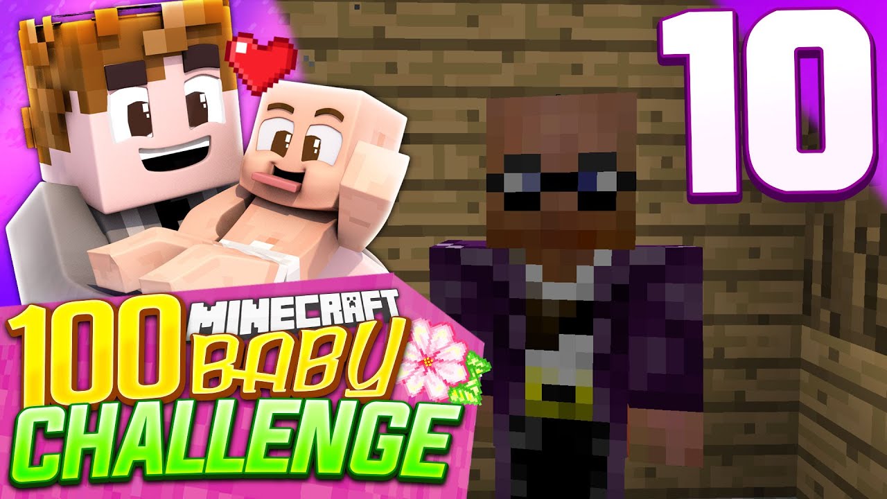 Minecraft: 100 Baby Challenge - Episode 10 - NEW VILLAGERS! (Minecraft Comes Alive)