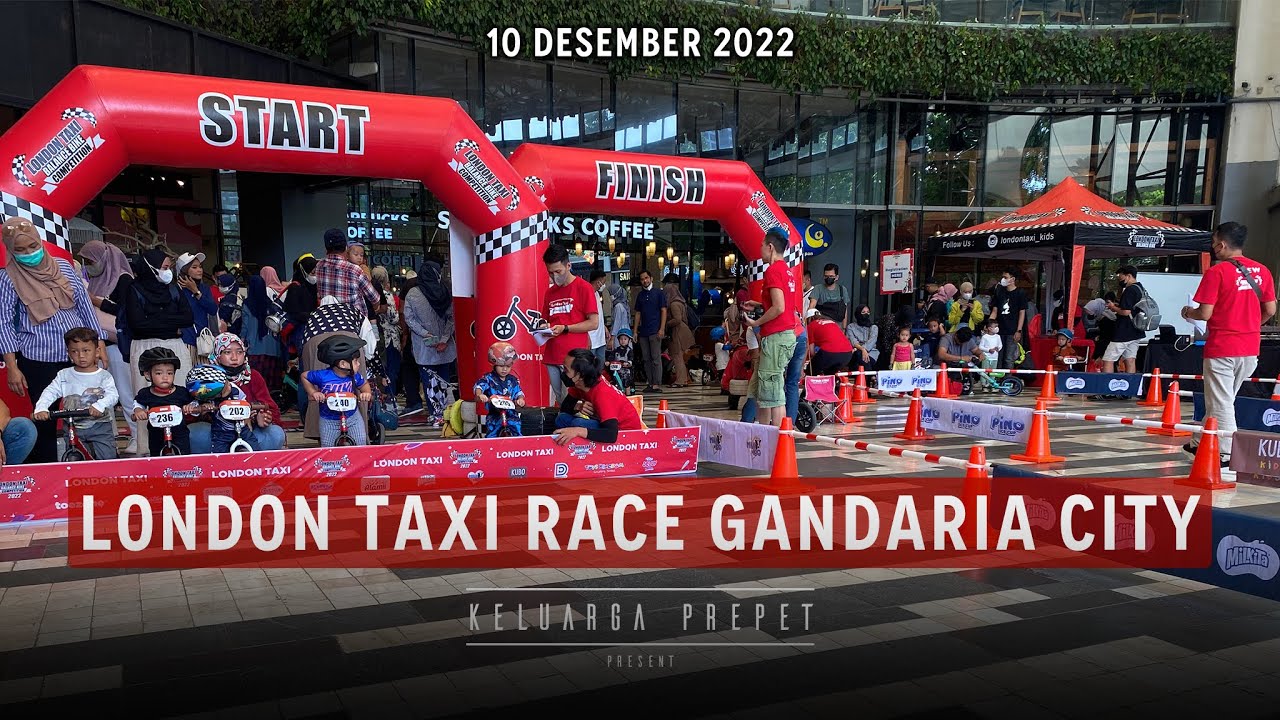 Balance Bike Competition London Taxi Gandaria City | Push Bike Race London Taxi | 10 Desember 2022
