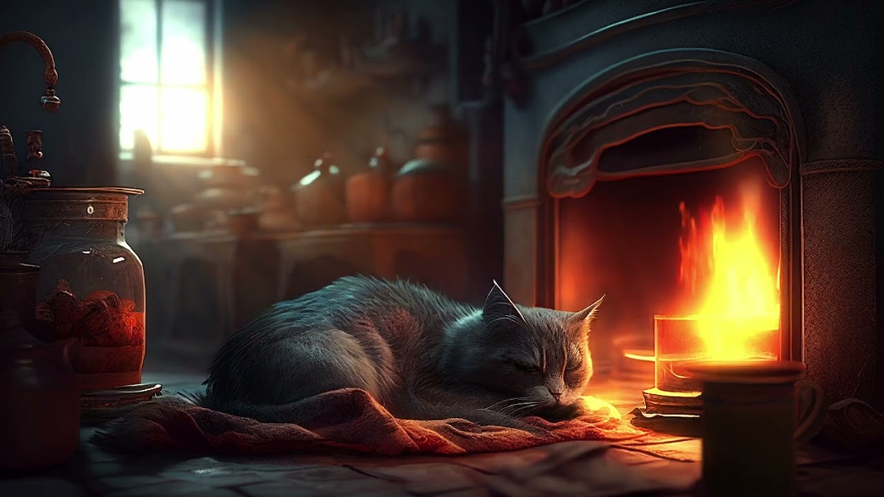 Kedi Mırlaması (Müziksiz) 🐱💤 | Cat Purring for Sleep (No Music) | 4 Hours
