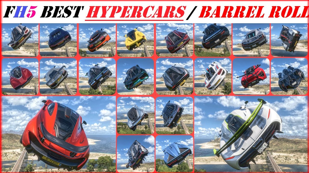 Hypercars Barrel Roll Challenge Forza Horizon 5