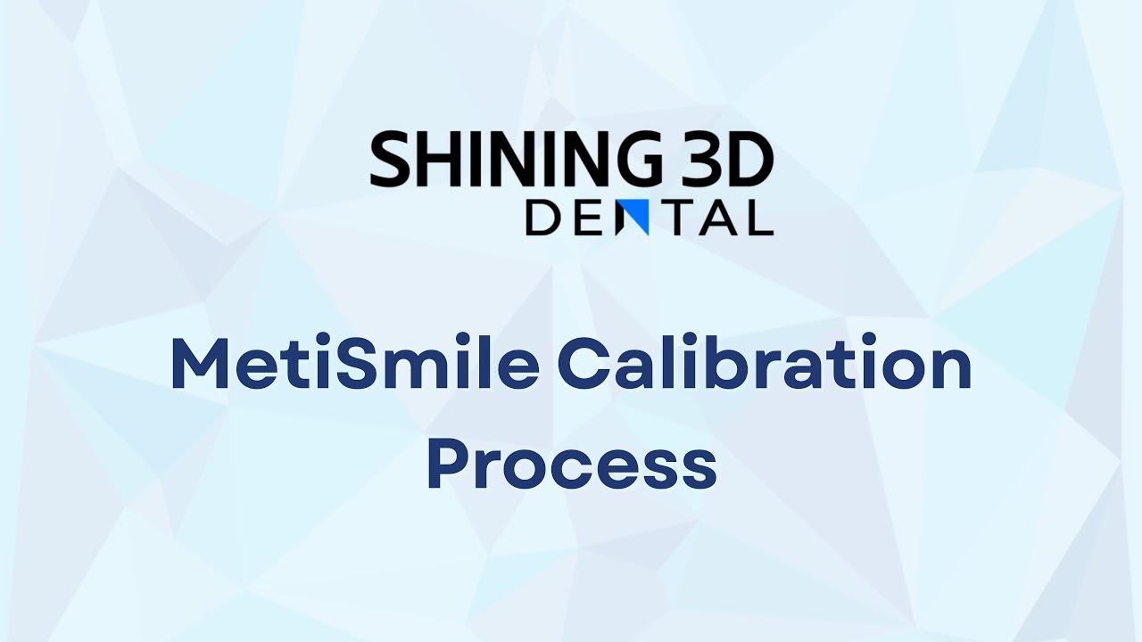 Shining 3D Metismile Facial Scanner Calibration