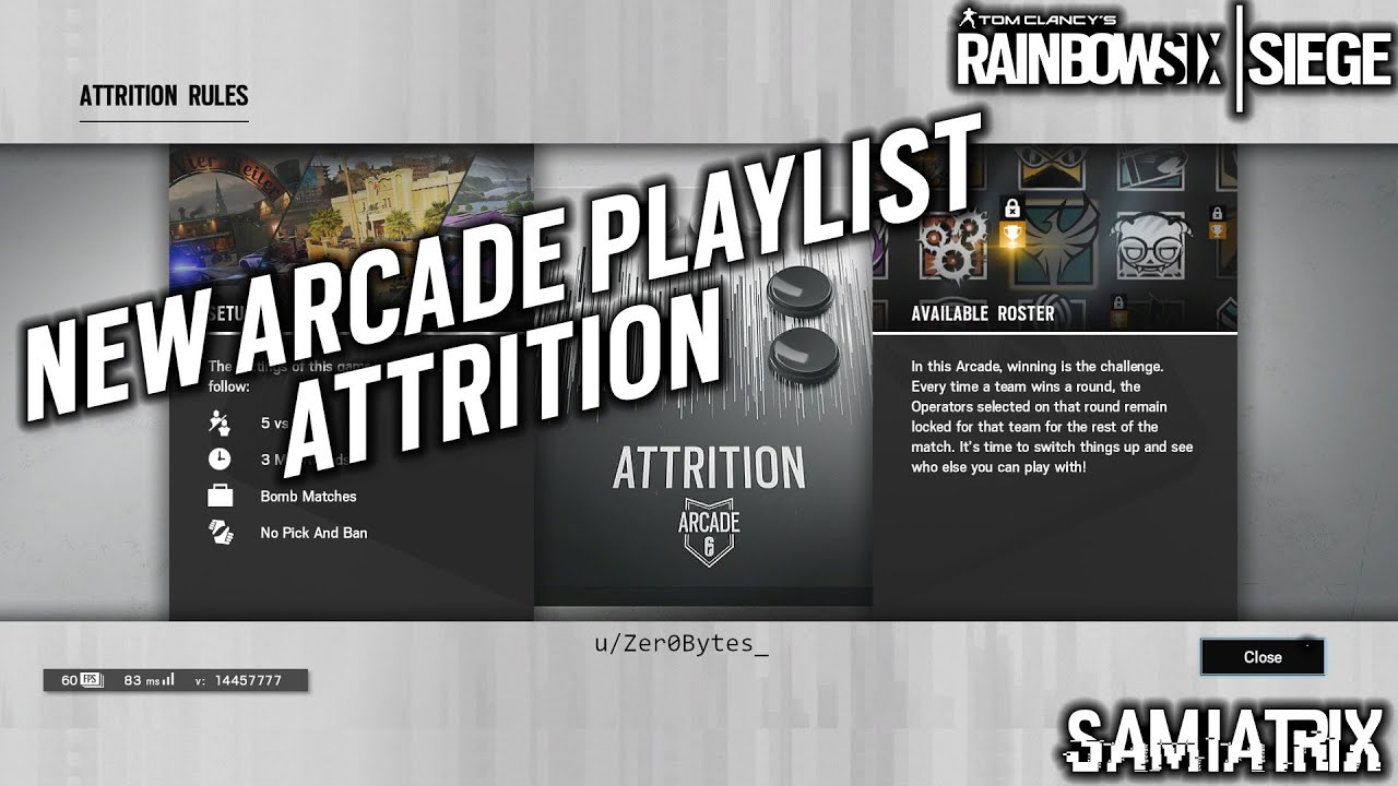 Attrition - New Arcade Playlist |  Highlights - Operation Steel Wave - Rainbow Six Siege