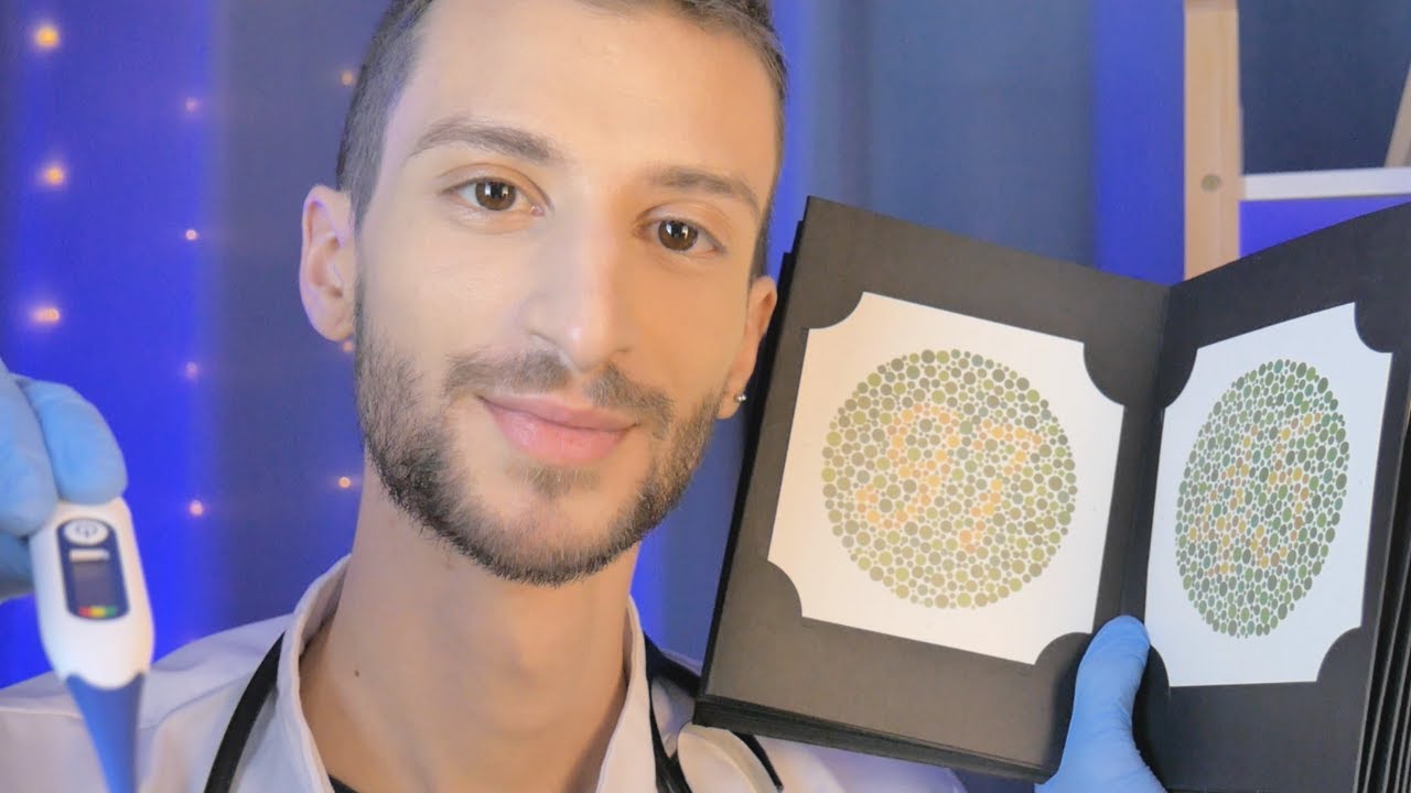 ASMR Annual Check-Up Exam - Vitals, Eye, Ear, Reflexes, Face, Scalp
