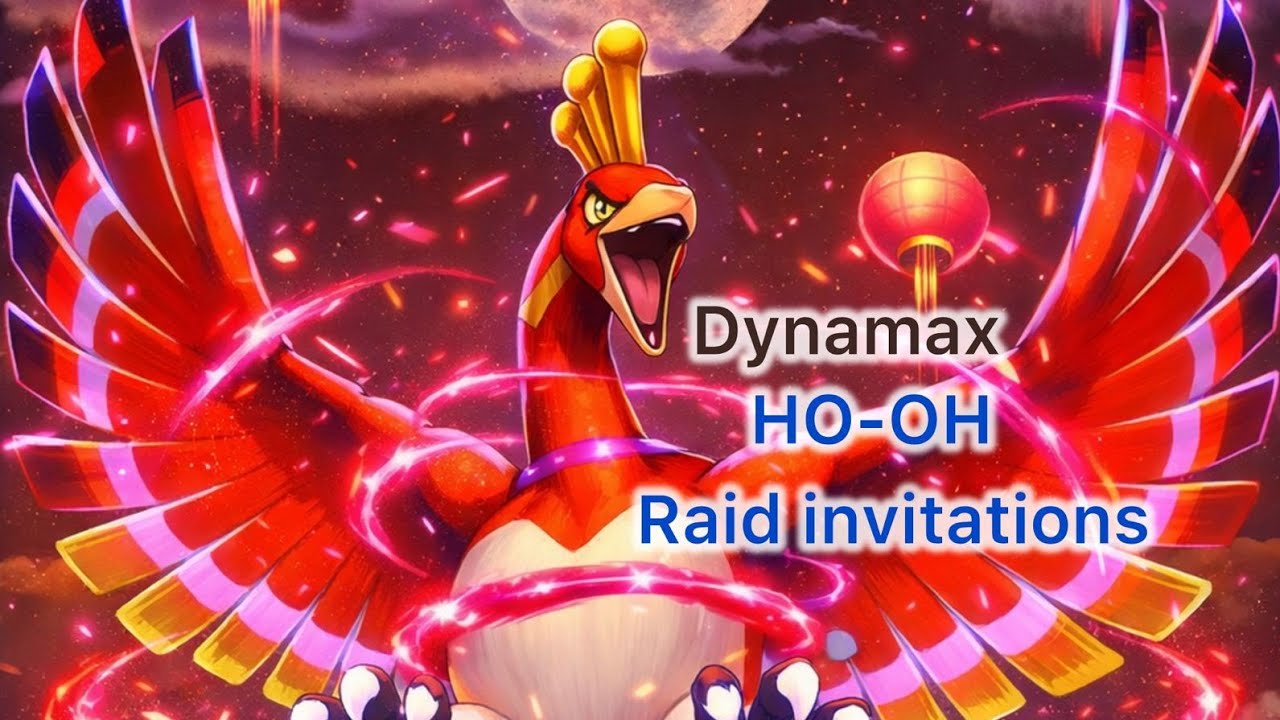 Live invitation of Dynamax Ho-oh for trainers whose level are only above 55 with proper counters