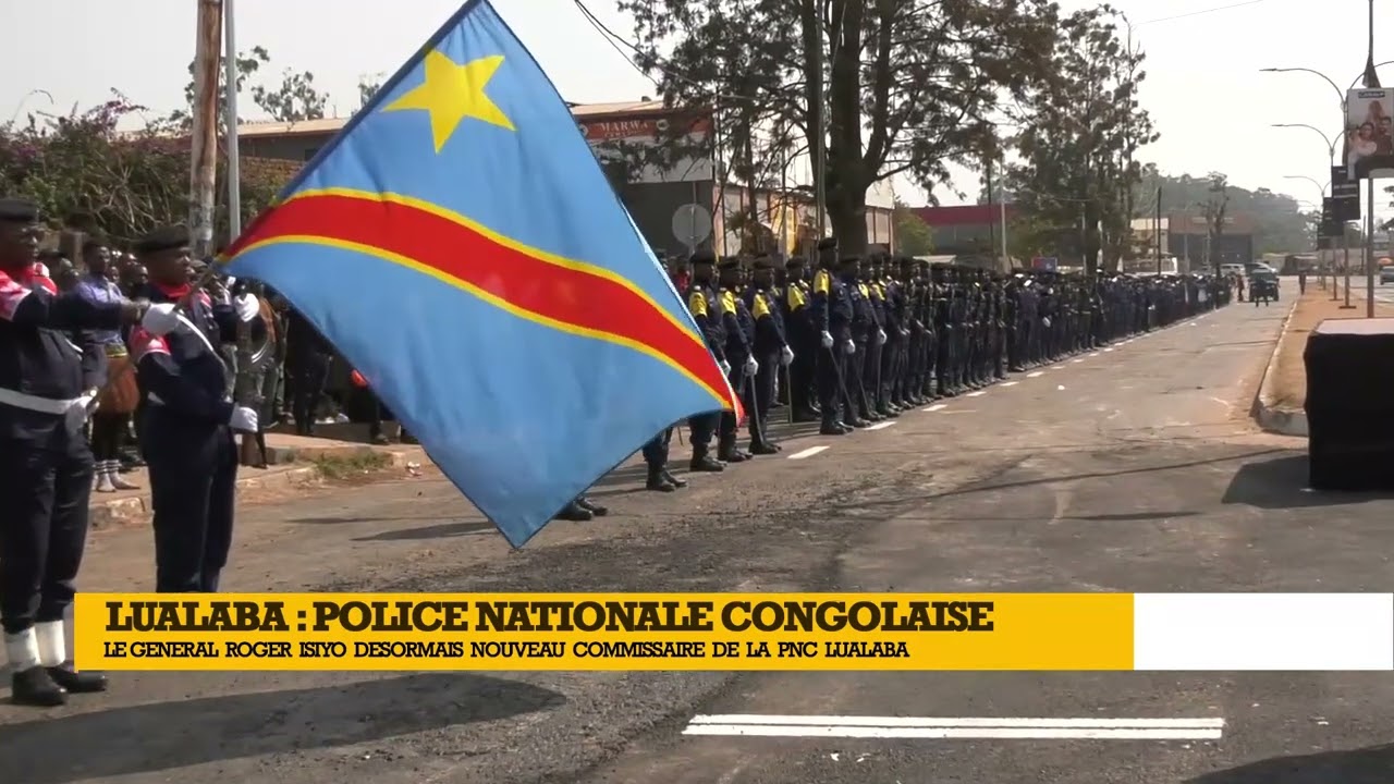 PNC LUALABA : ROGER ISIYO NOUVEAU COMMISSAIRE PROVINCIAL DE LA POLICE