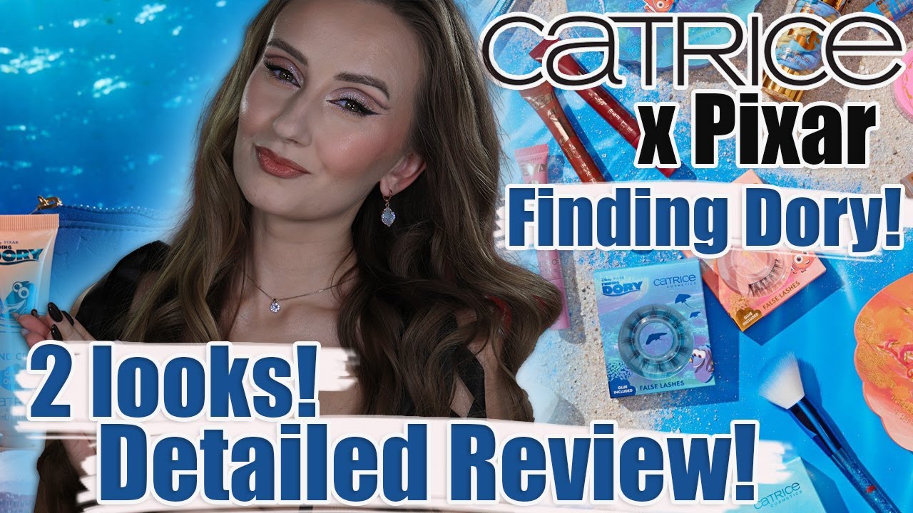 Catrice Disney Pixar Finding Dory! Full review with 2 looks and wear test! Let's try and discuss!