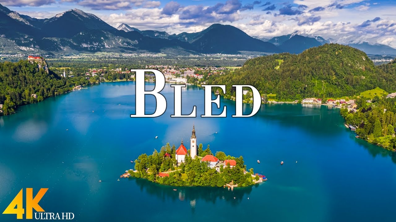 Bled Lake 4K Ultra HD &bull; Stunning Footage Bled, Scenic Relaxation Film with Calming Music.