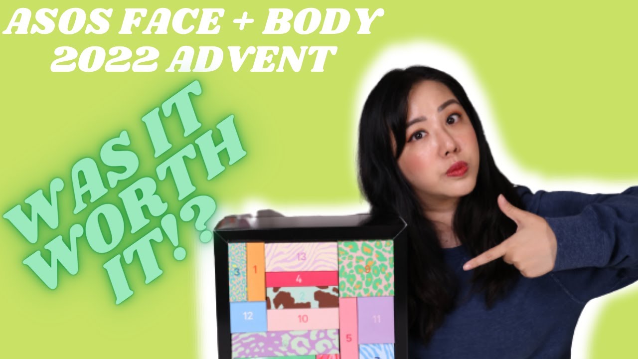 UNBOXING 2022 ASOS FACE + BEAUTY ADVENT CALENDAR - AFFORDABLE - IS IT WORTH IT!? | MANDY SERAFINA