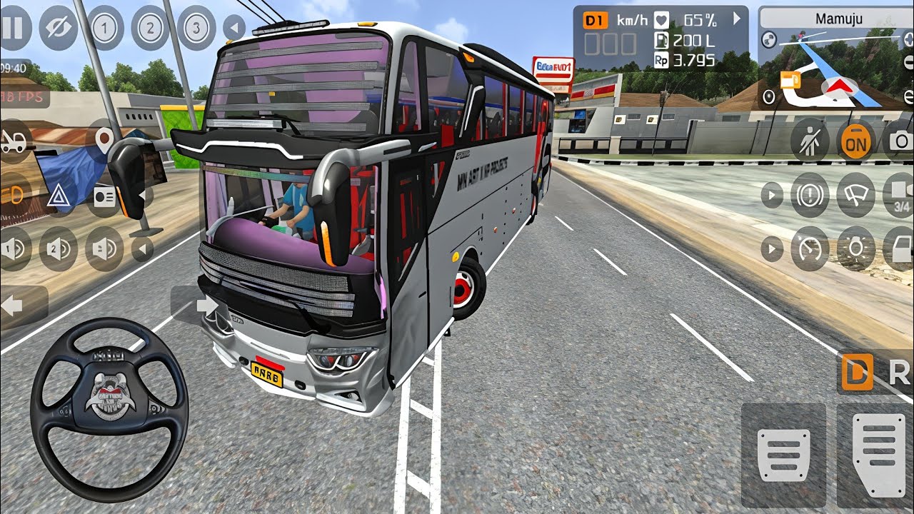 Jakarta to Wonosobo Bus Drive 🚍 | Realistic Bus Simulator Indonesia | Extreme Hill Road Gameplay#Bus