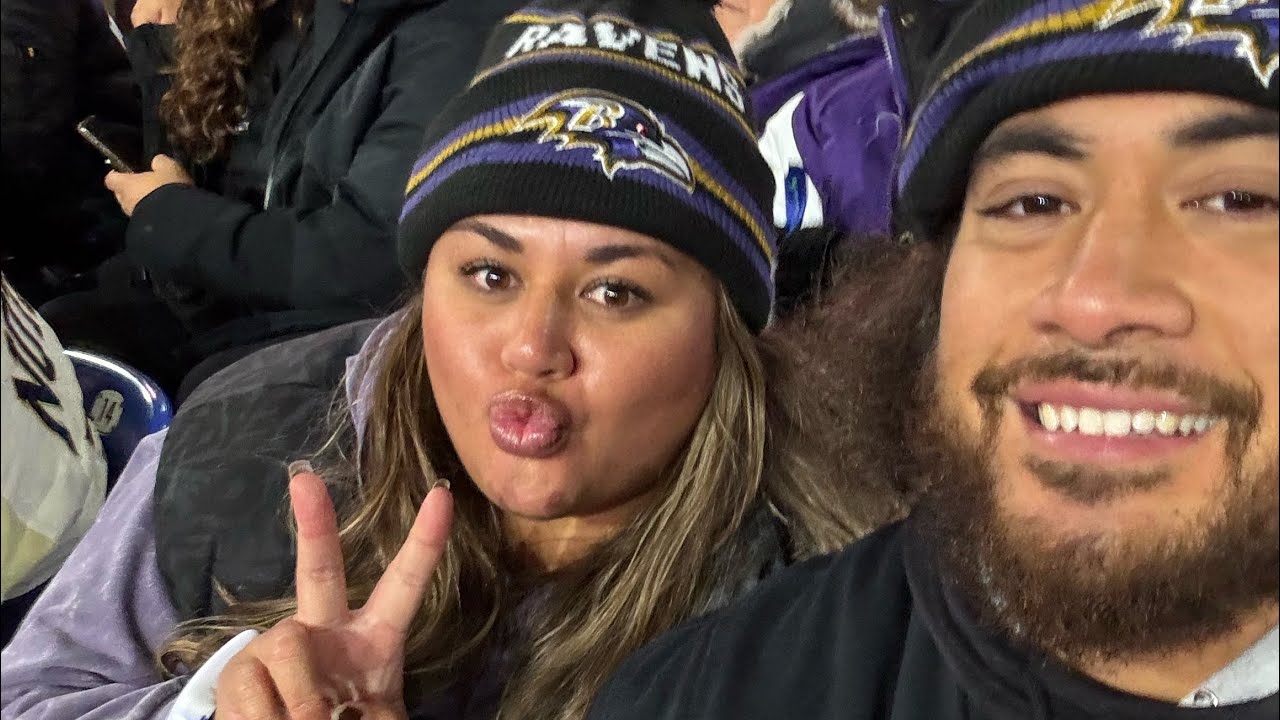 The full game experience! Malo Baltimore Ravens 🐦‍⬛ 