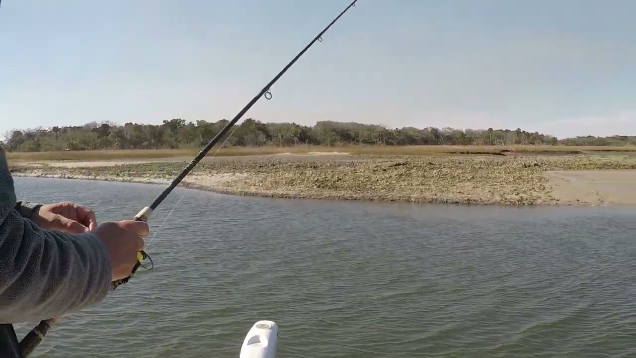 Jig fishing to Oyster Beds