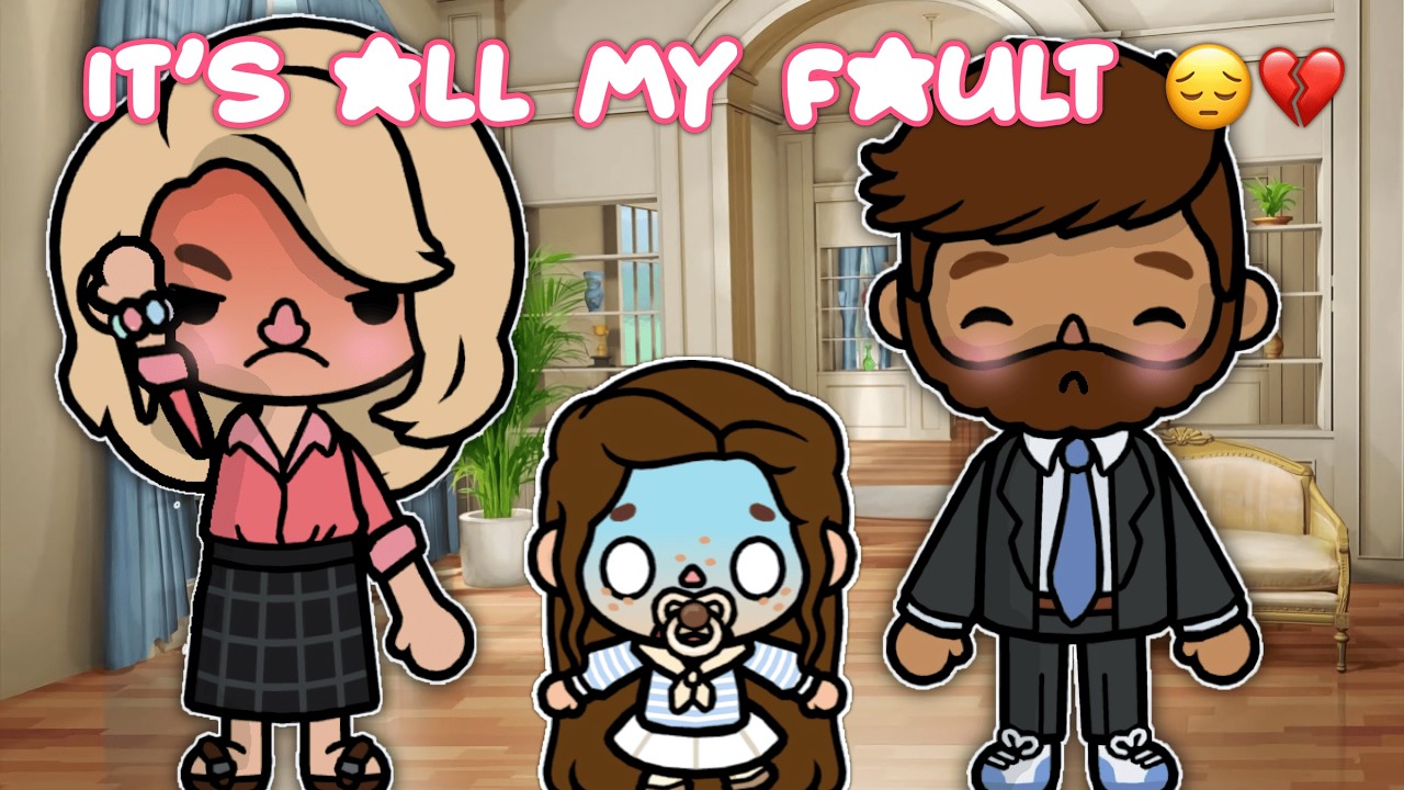 It’s ALL My FAULT 😔💔 || *WITH VOICE* 🎙️|| Toca Boca TikTok Roleplay 🩵🌈