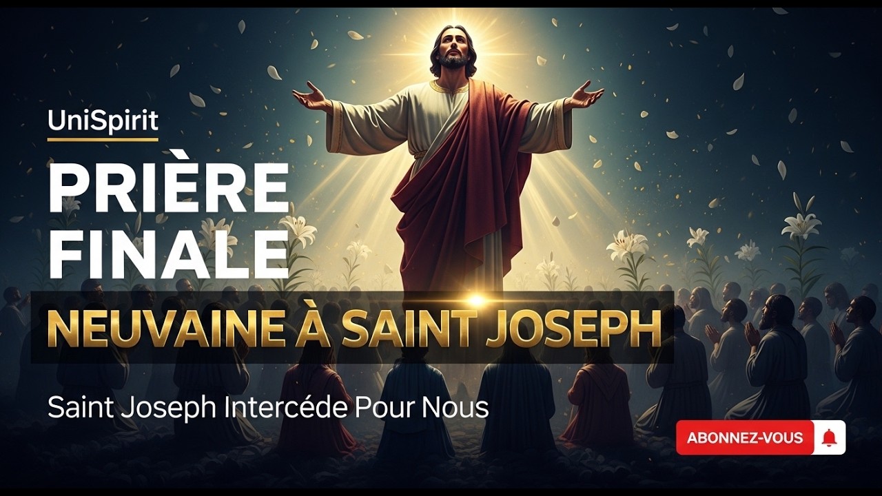 Bonne fête Saint Joseph! Prière Finale de la Neuvaine : Papa Intercède Pour Toute Notre Communauté
