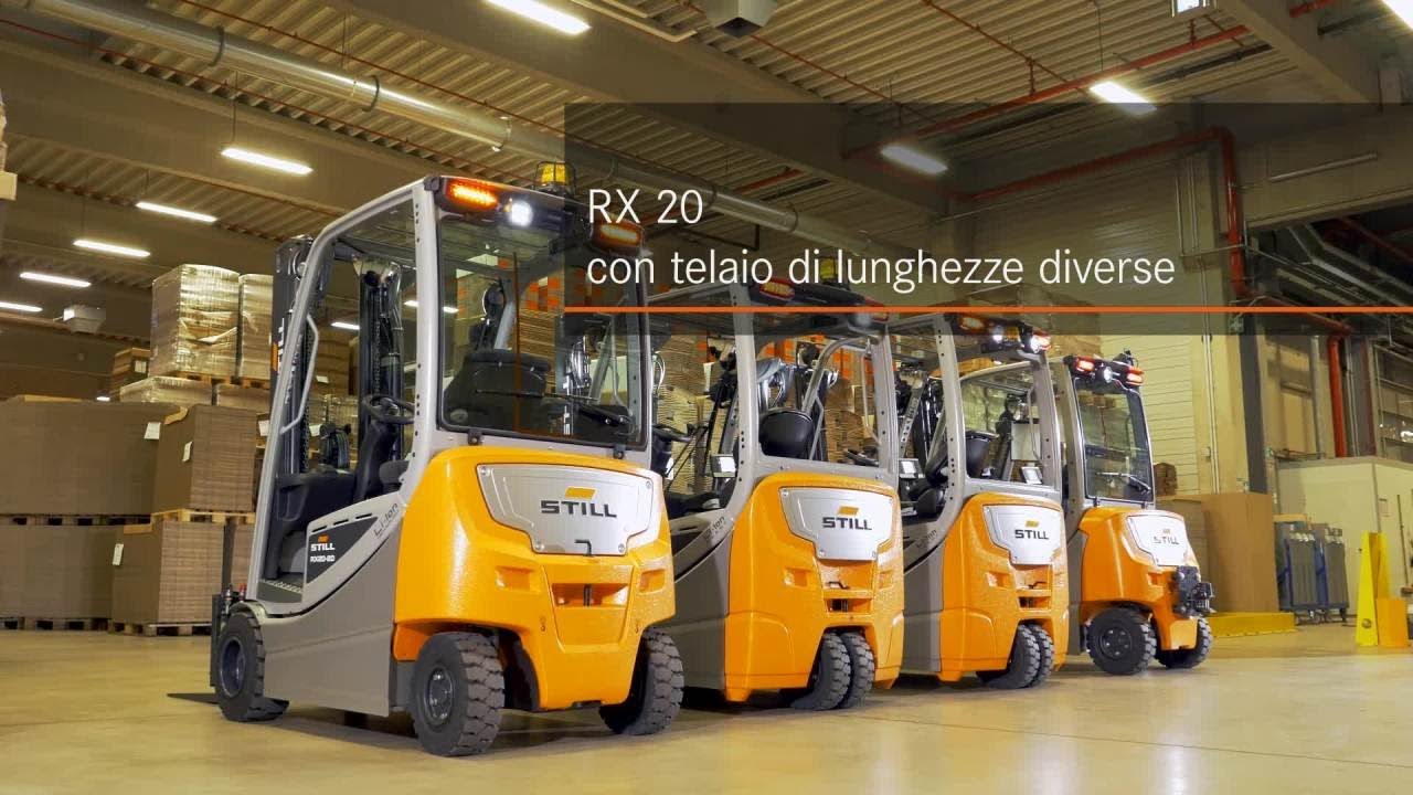 Carrello elevatore elettrico RX 20 – Il veicolo nella pratica