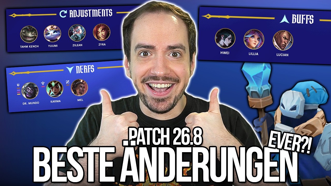 Die BESTEN &Auml;nderungen EVER?! | Patch Notes 26.8 Rundown