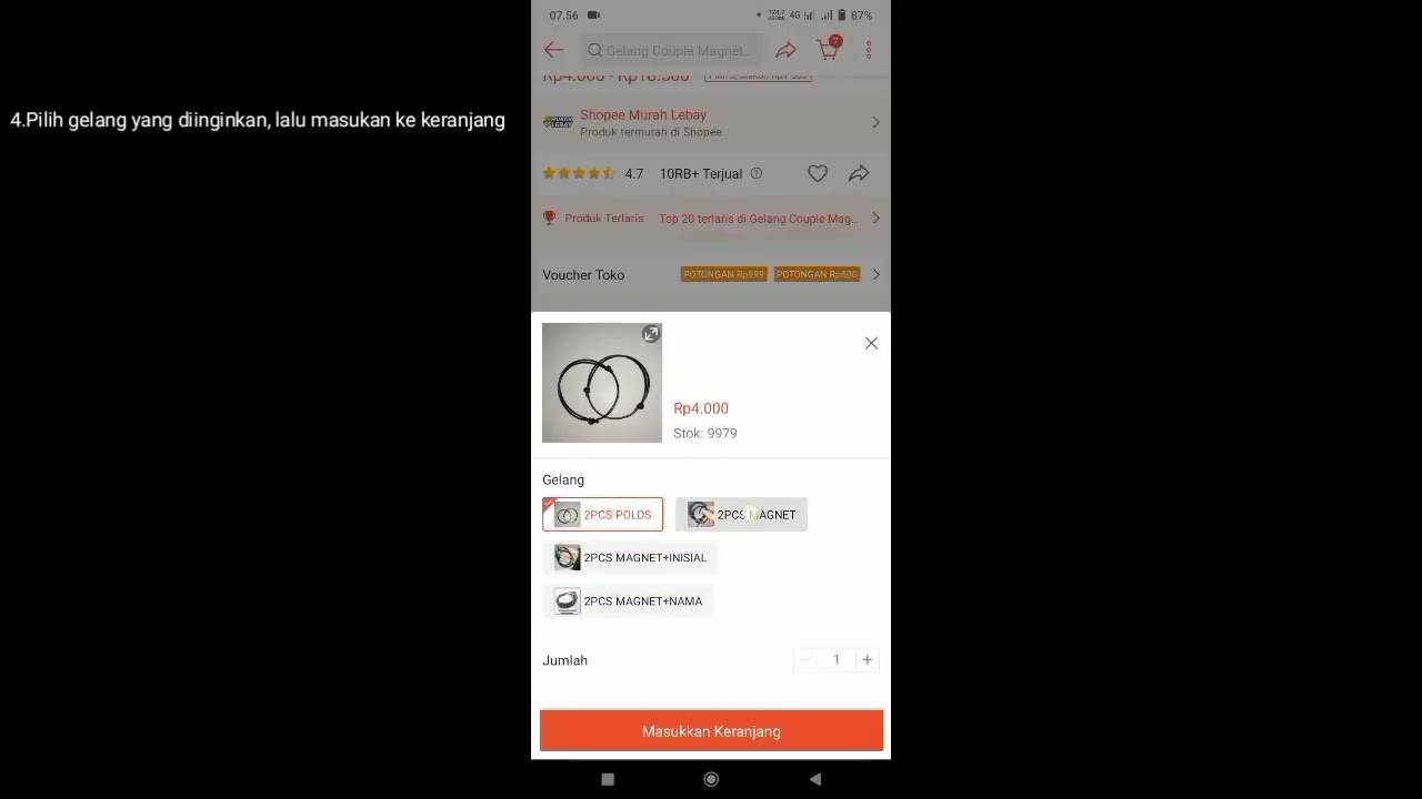 KD. 4.3 Trik cepat pesan barang di aplikasi Shopee (Bisnis Ritel)