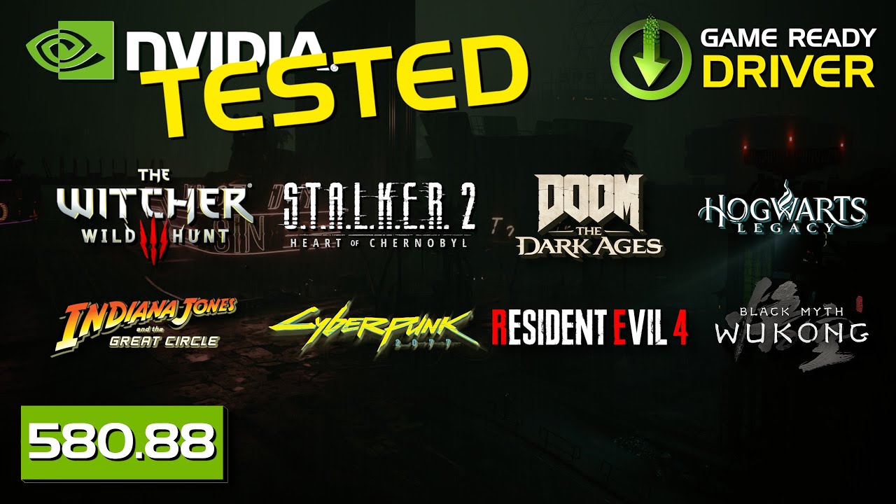 NVIDIA DRIVER 580.88 TEST (vs 577.00) &ndash; RTX 5080