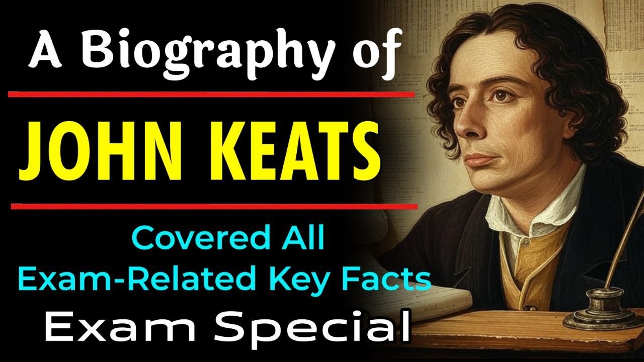 UGC NET | BPSC TRE 4.0 | UP TGT PGT ENGLISH LITERATURE |  John Keats Biography | By Binod Sir