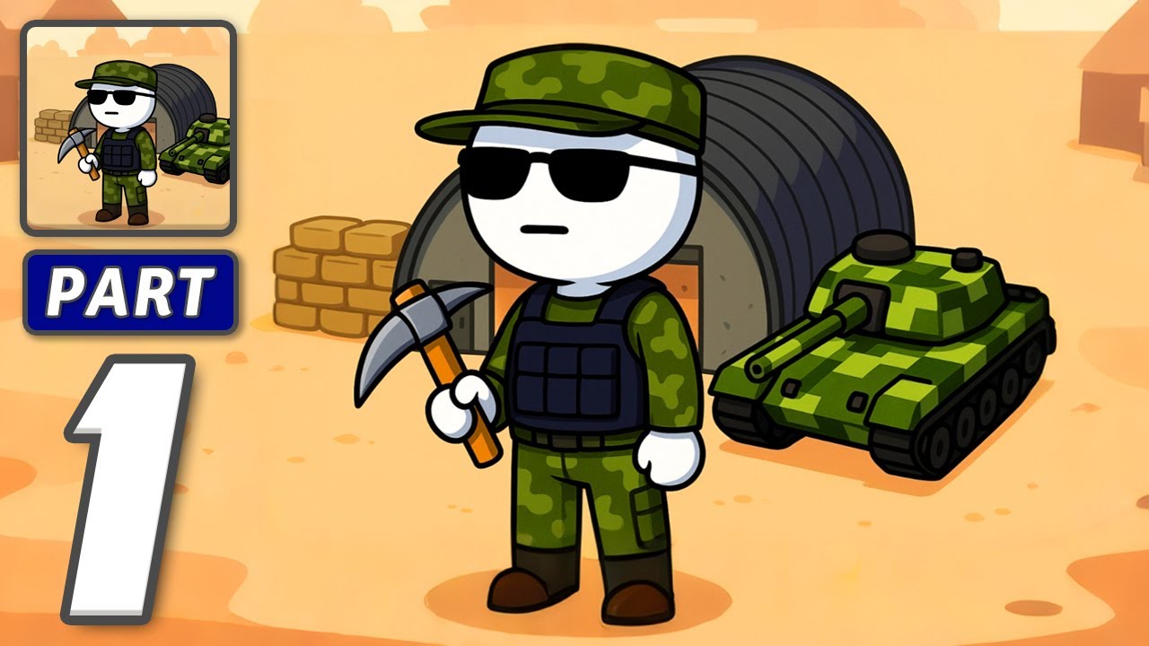 Army Base Miner - Gameplay Walkthrough Part 1