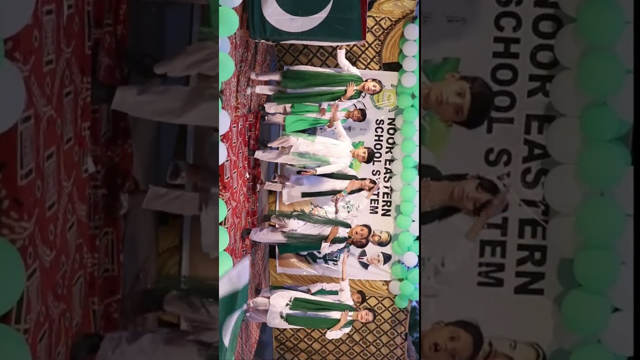 Pakistan zindabad Pakistan Zindabad Rahega Students Tablo