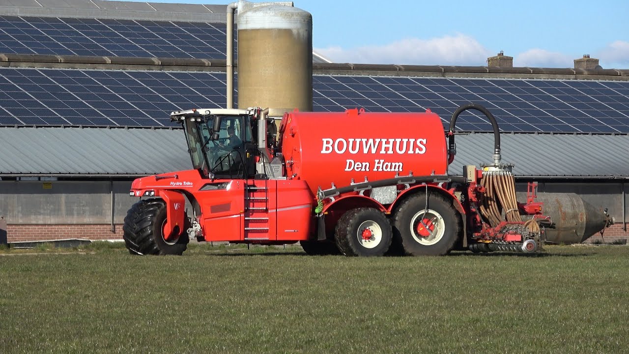 Grasland bemesten met Vervaet Hydro Trike XL en Schuitemaker Exacta - Loonbedrijf Bouwhuis (2022)