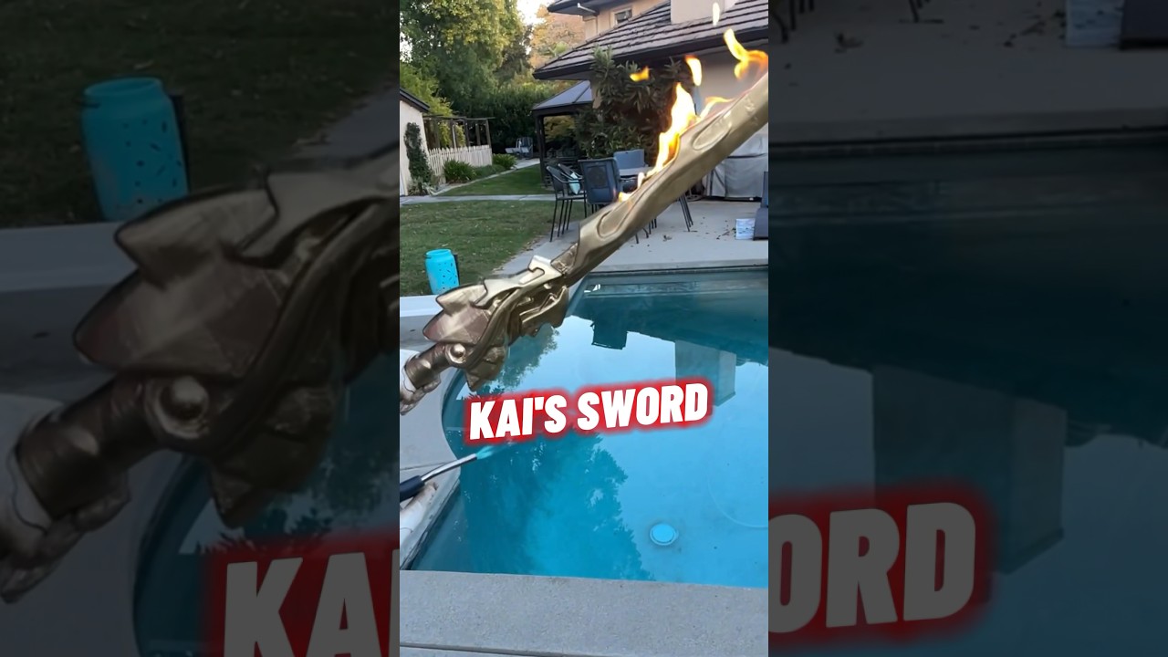 Ninjago Golden Weapons IRL #ninjago #legoninjago #3dprinting #cosplay