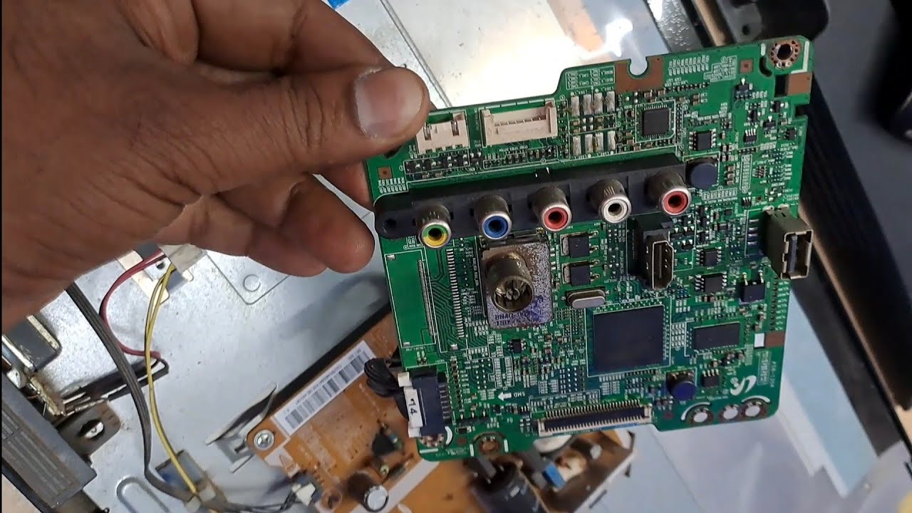 Samsung Led tv B/W Picture COMPONENT Mode input Not Select  AV काम नही कर रहा |