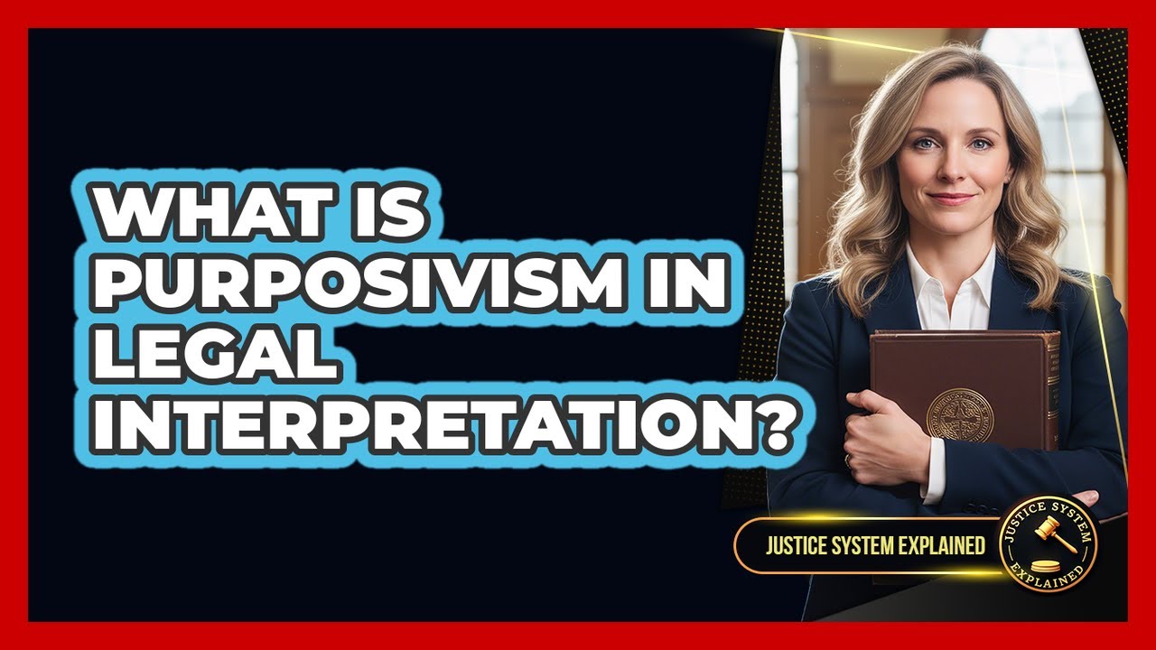 What Is Purposivism in Legal Interpretation?