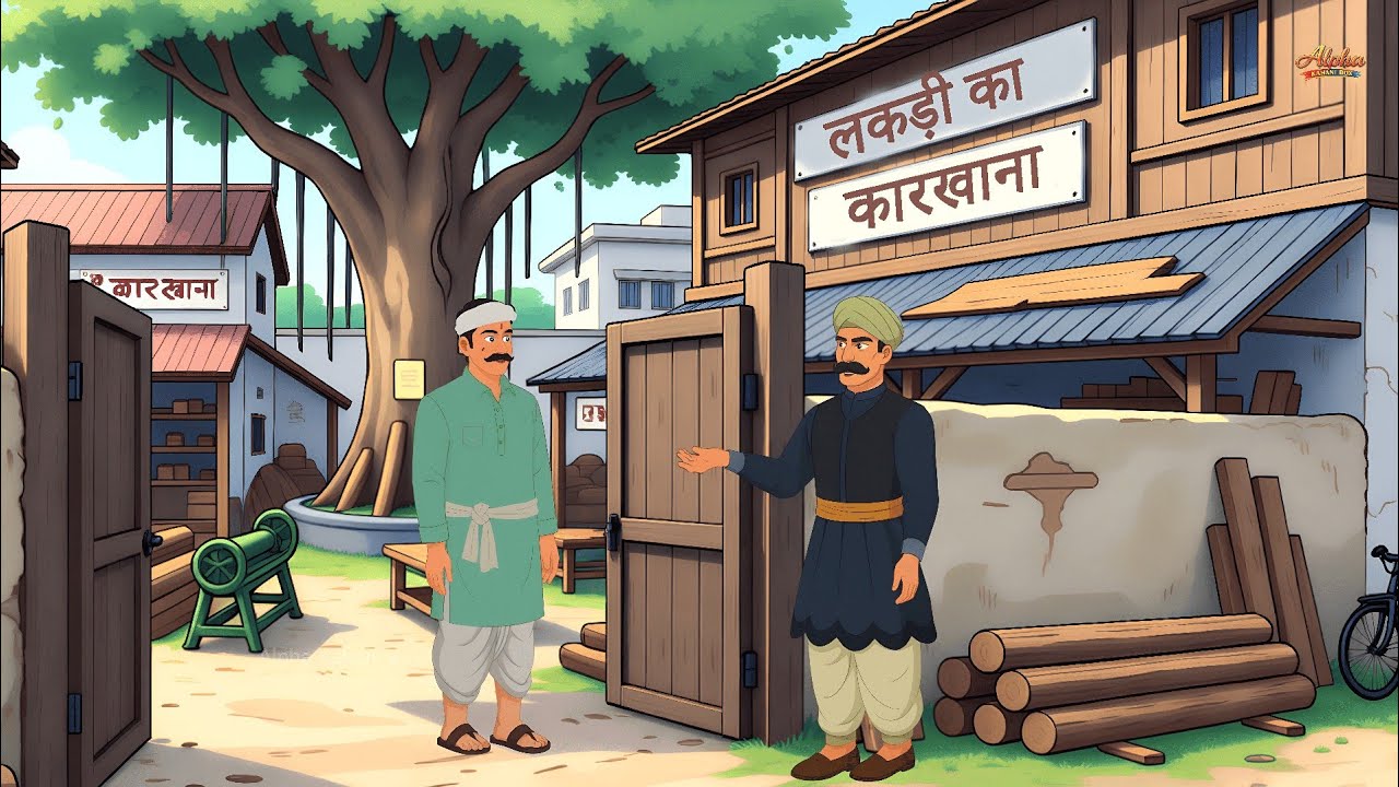 गरीब बढ़ई और लालची गांव। Garib Badhai Or Lalchi Gaon । Hindi kahaniyan । Moral stories । Hindi Toons