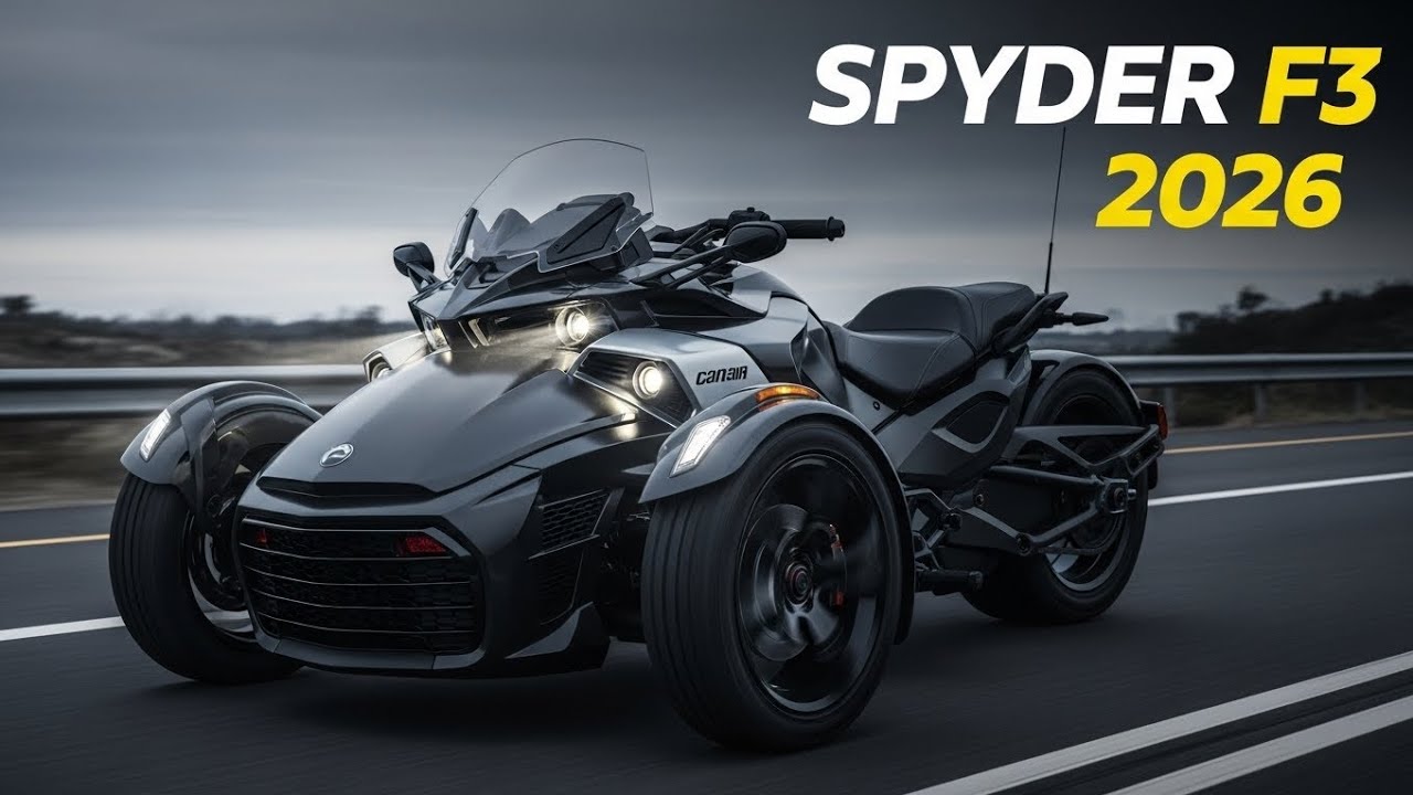 Can-Am Spyder F3 2026 — САМЫЙ ВЕСЕЛЫЙ ТРЕХКОЛЕСНЫЙ МОТОЦИКЛ В ИСТОРИИ! Полный обзор и первая поез...