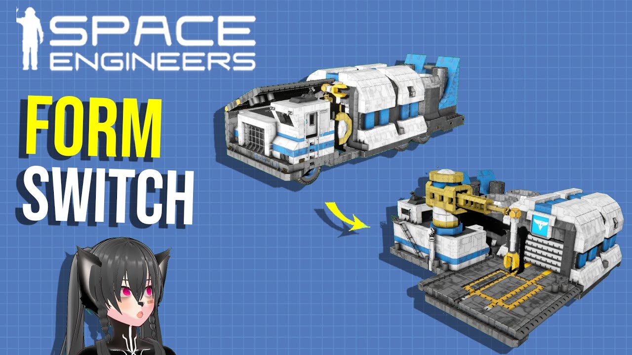 This Truck Literally Transforms Into a Base, Space Engineers
