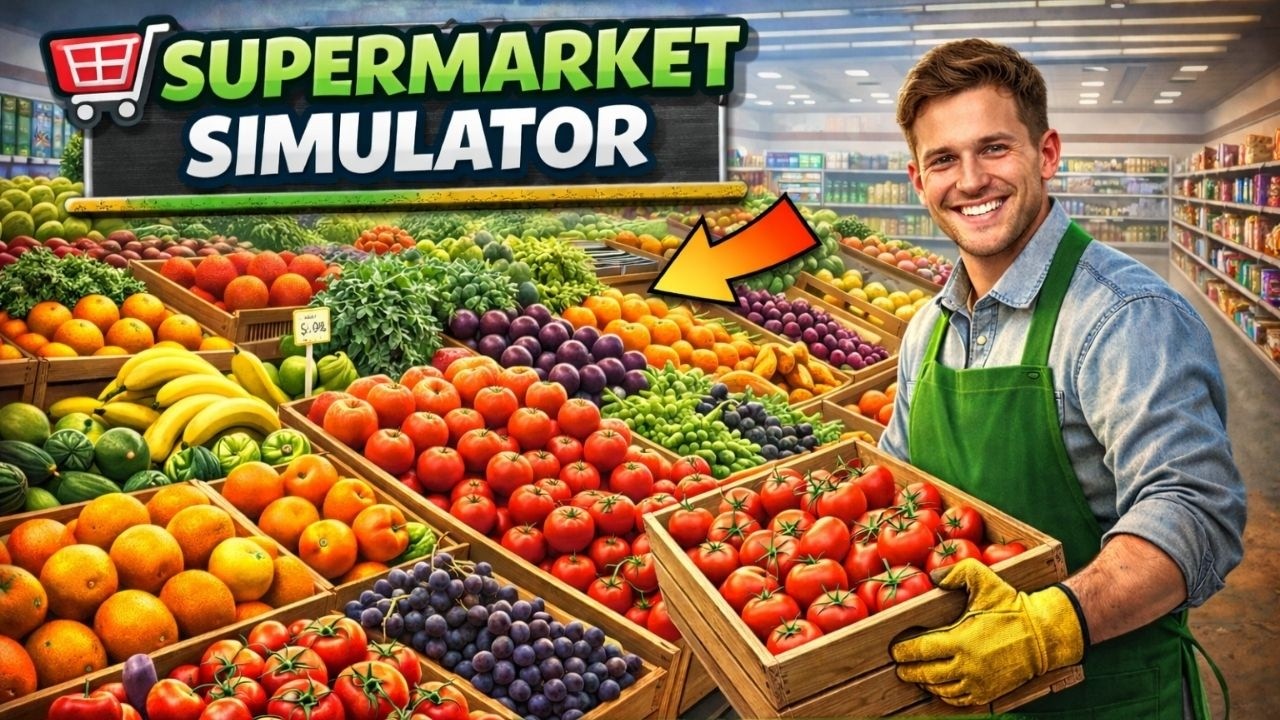 Manav Reyonlarını Doldurduk Supermarket Simulator 16. Bölüm Türkçe
