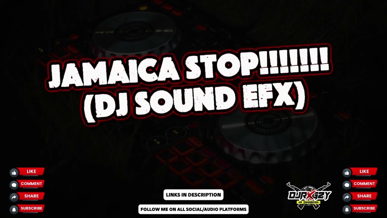JAMAICA STOP! YUH THINK IT TEK BWOY! (SOUND EFXS FREE) FT TOP BANKS