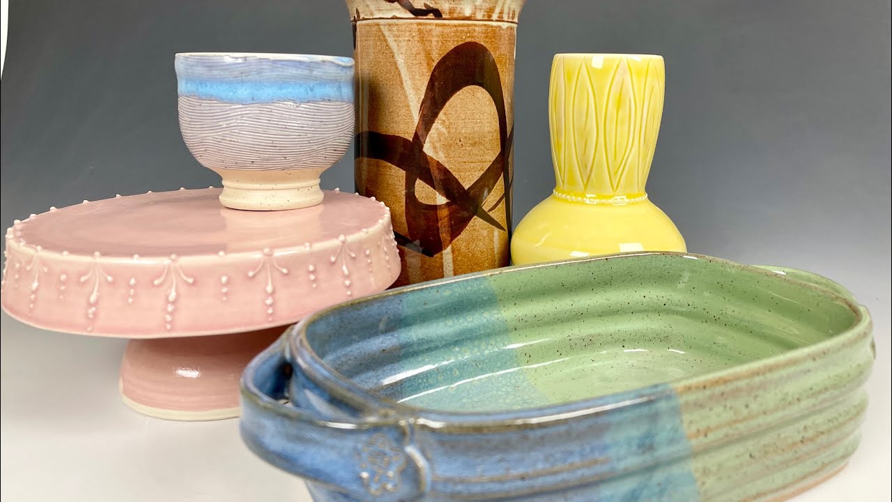 Dipping and Pouring Glaze Application