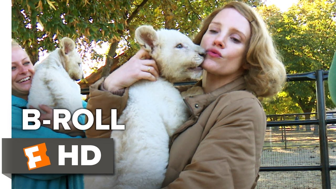 The Zookeeper's Wife B-ROLL 1 (2017) - Jessica Chastain Movie