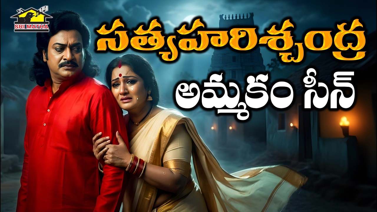 Satyaharishchandra Natakam – Ammakam Scene | Telugu Mythological Stage Drama