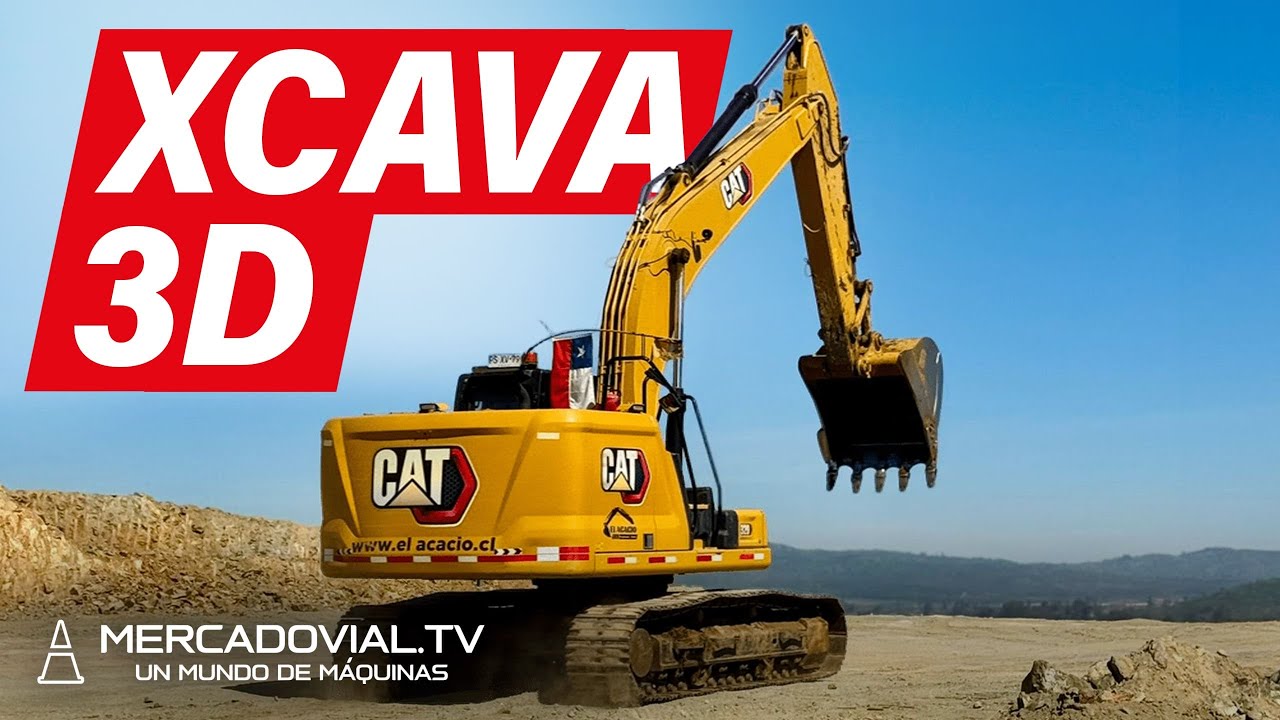 [XCAVA 3D] Excavadora Cat 320 con Sistema de Control iDIG