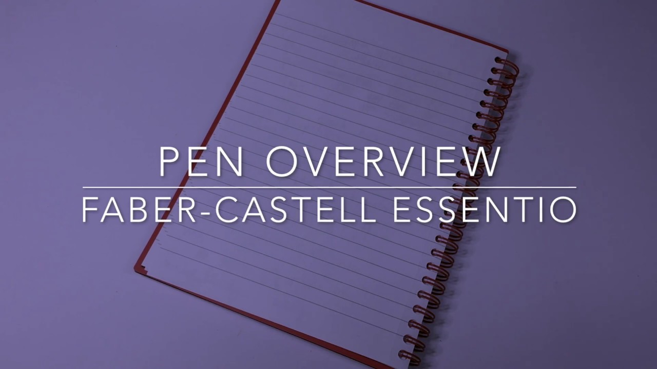 Fountain Pen Overview: Faber-Castell 'Essentio'