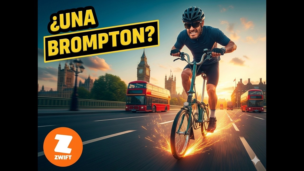 Paseo por Londres y Super SPRINT | Brompton  Zwift Race