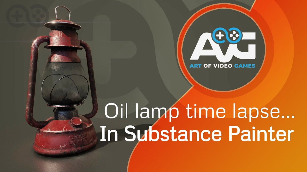Painting an Oil Lamp in Substance Painter