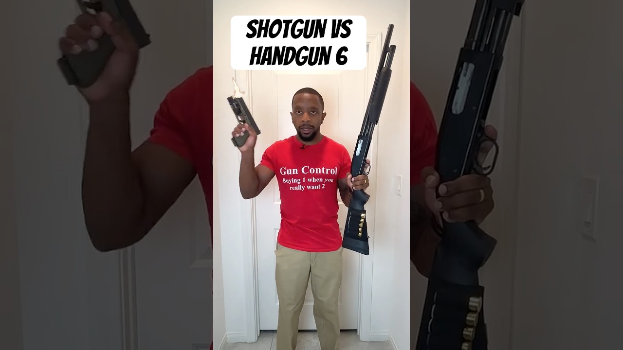 Do NOT use a Pistol for HOME DEFENSE 6| Shotguns VS Pistol | Top Home Defense Guns | 9mm VS 12 Gauge